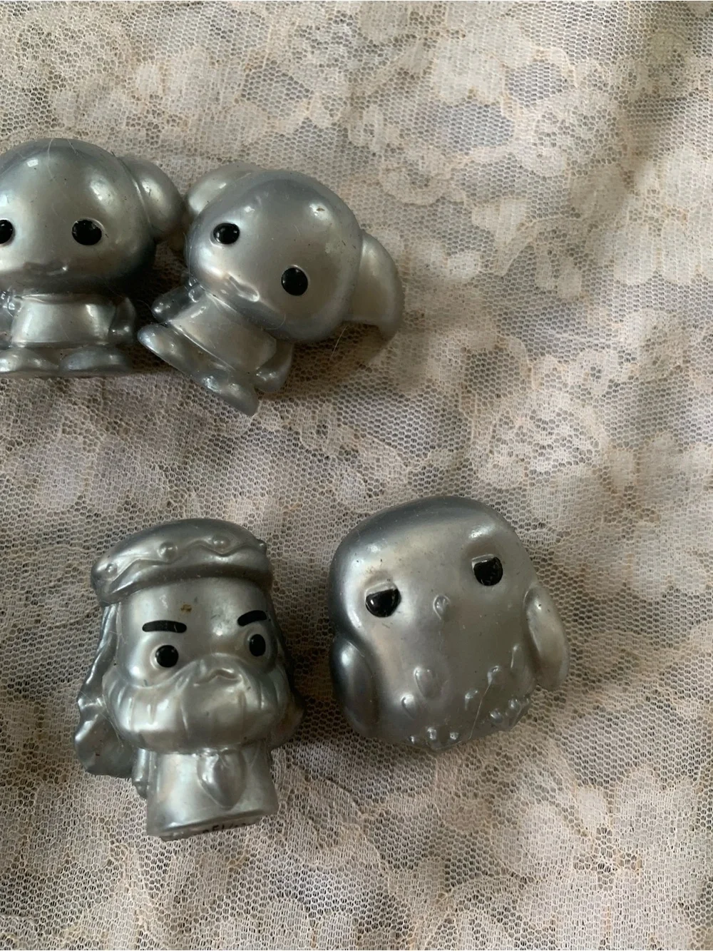 Harry Potter Ooshies Pencil Toppers Lot of 20 - Glow in Dark, Metallic Silver